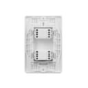 Conjunto Stella 1 Int Simp + 1 Int Paral 10A 250V~ Steck 869312 2