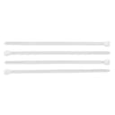 Abraçadeira Flexível 100X2,5Mm Branca Com 100 Unidades Steck Cab10025Br 0