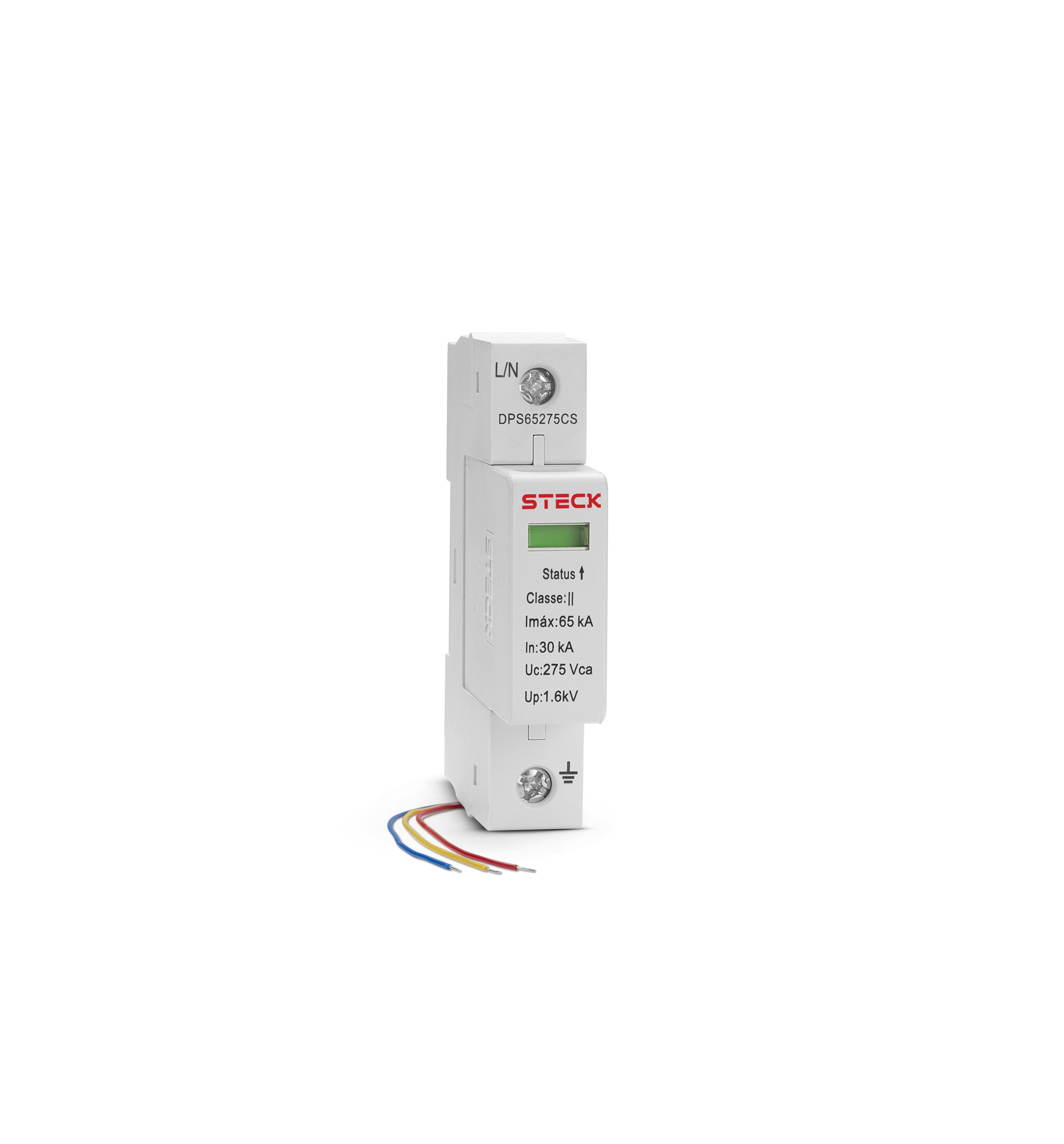 Disjuntor Dps 65Ka 275V Classe Ii Com Cartucho Steck Dps65275C