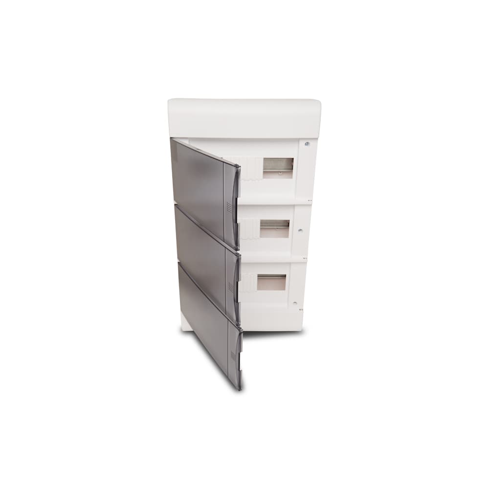Quadro De Distribuição Sobrepor 36 Módulos Transparente Schneider Electric EZ9E3636