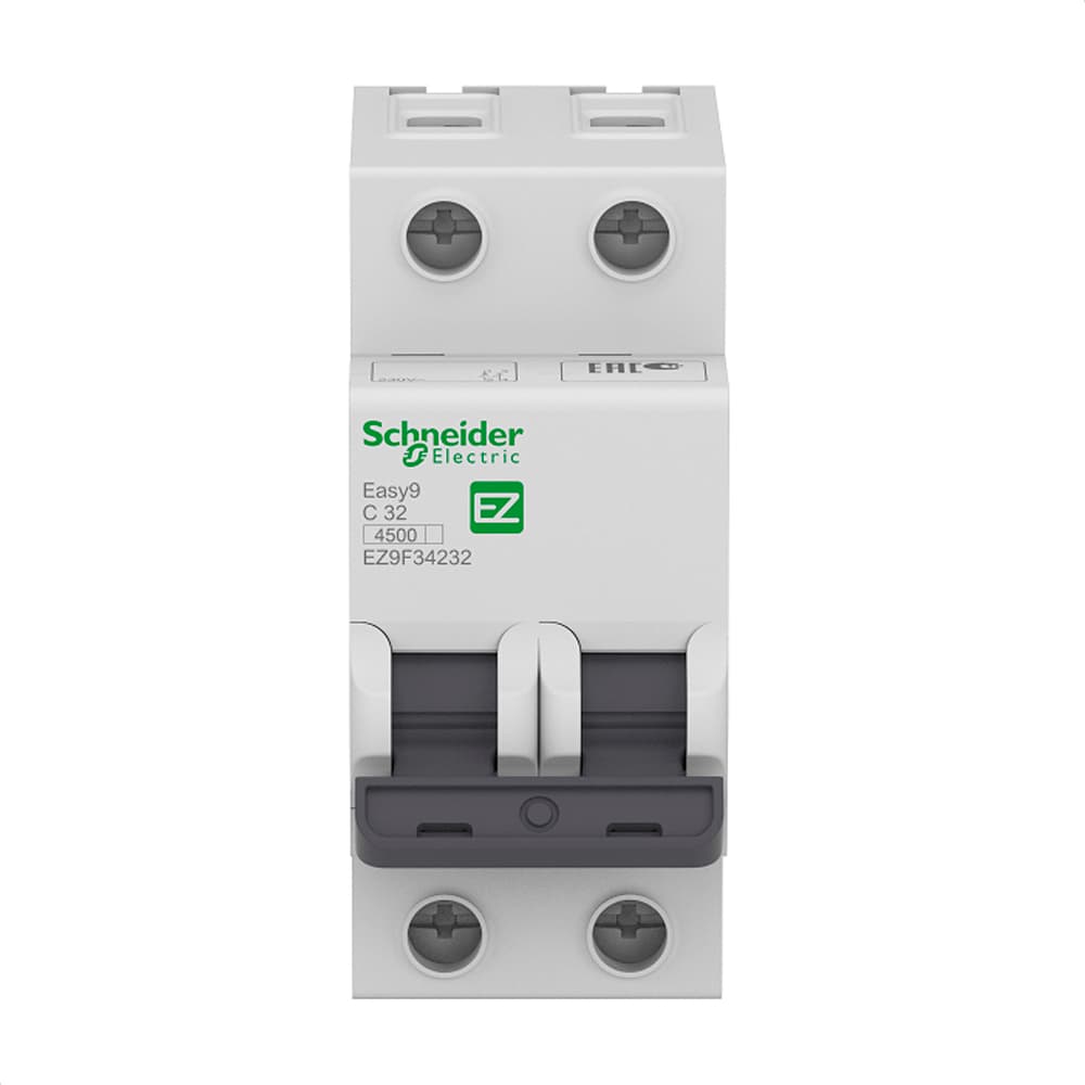 Disjuntor Easy9 2P 10A Curva B 3000A Ez9F13210 Schneider Electric Ez9F13210