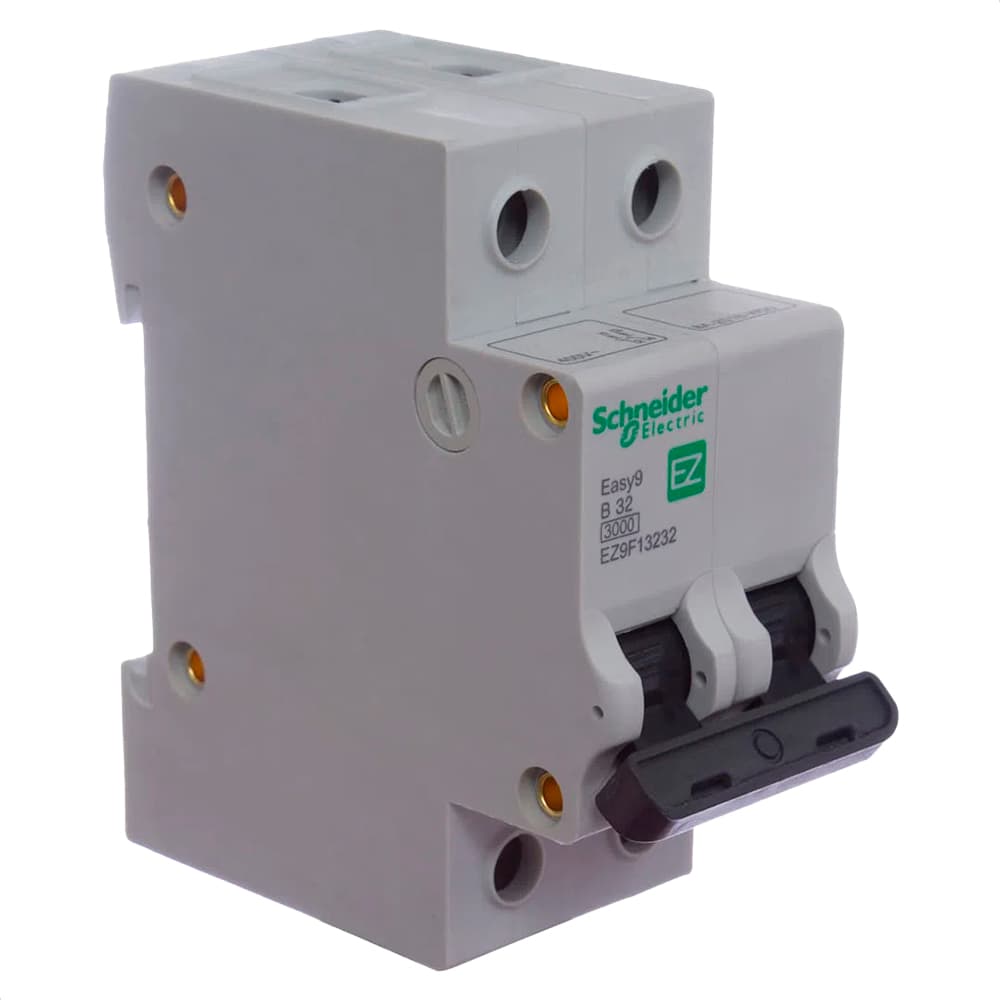Disjuntor Easy9 2P 32A Curva B 3000A Schneider Electric Ez9F13232