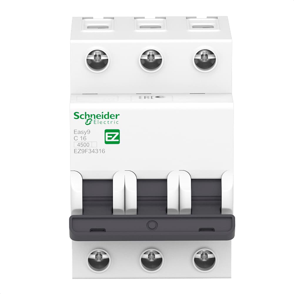 Disjuntor Easy9 3P 10A Curva B 3000A Ez9F13310 Schneider Electric Ez9F13310