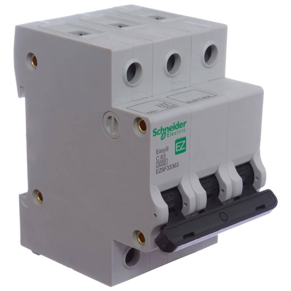 Disjuntor Easy9 3P 10A Curva C 3000A Ez9F33310 Schneider Electric Ez9F33310