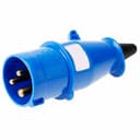 Plug Newkon 2P+T 16A 200/250V 6H Az Ip44 Steck N3076 1