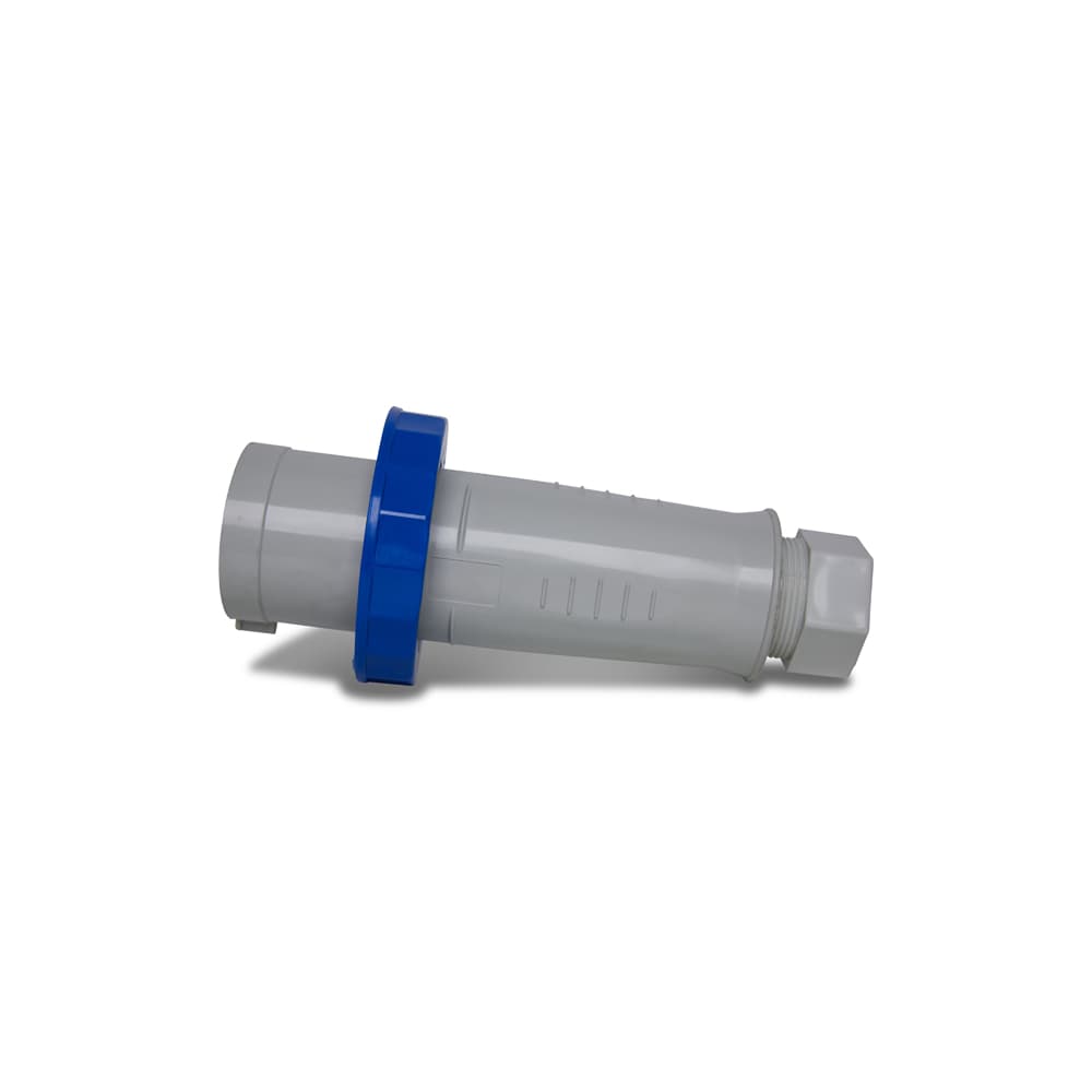 Plug Newkon 2P+T 63A 200/250V 6H Az Ip67 Steck N3576