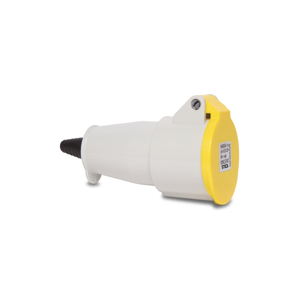 Acoplamento Newkon 3P+T 16A 100/130V 4H Am Ip44 Steck N4054