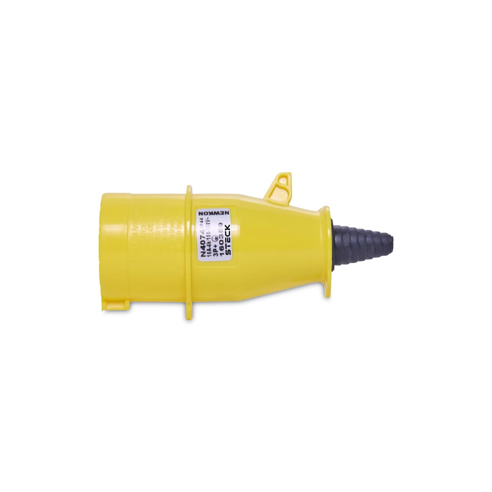 Plug Newkon 3P+T 32A 100/130V 4H Am Ip44 Steck N4274