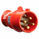 Plug Newkon 3P+T 32A 380/440V 6H Vm Ip44 Steck N4276 1