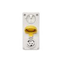 Tom Bloq Emb Quasar 2P+T 32A 110/130V 4H Am Ip65 Steck Qua3244B 0