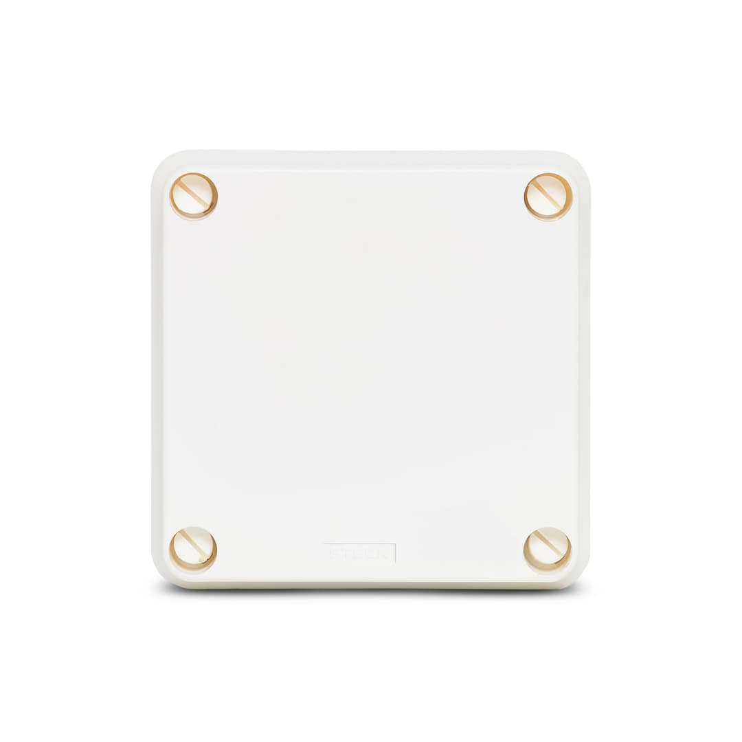 Caixa Pass 110X110X65Mm Cega Br Opaca Ip55 Steck S1111Wo0