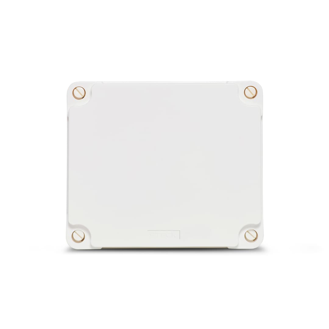 Caixa Light S-171 180X155X99Mm Branca Opaca Steck S1711Wo0