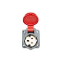 Tom Emb Brasikon 2P+T 16A 380/440V 9H Vm Ip44 Steck S3049 0