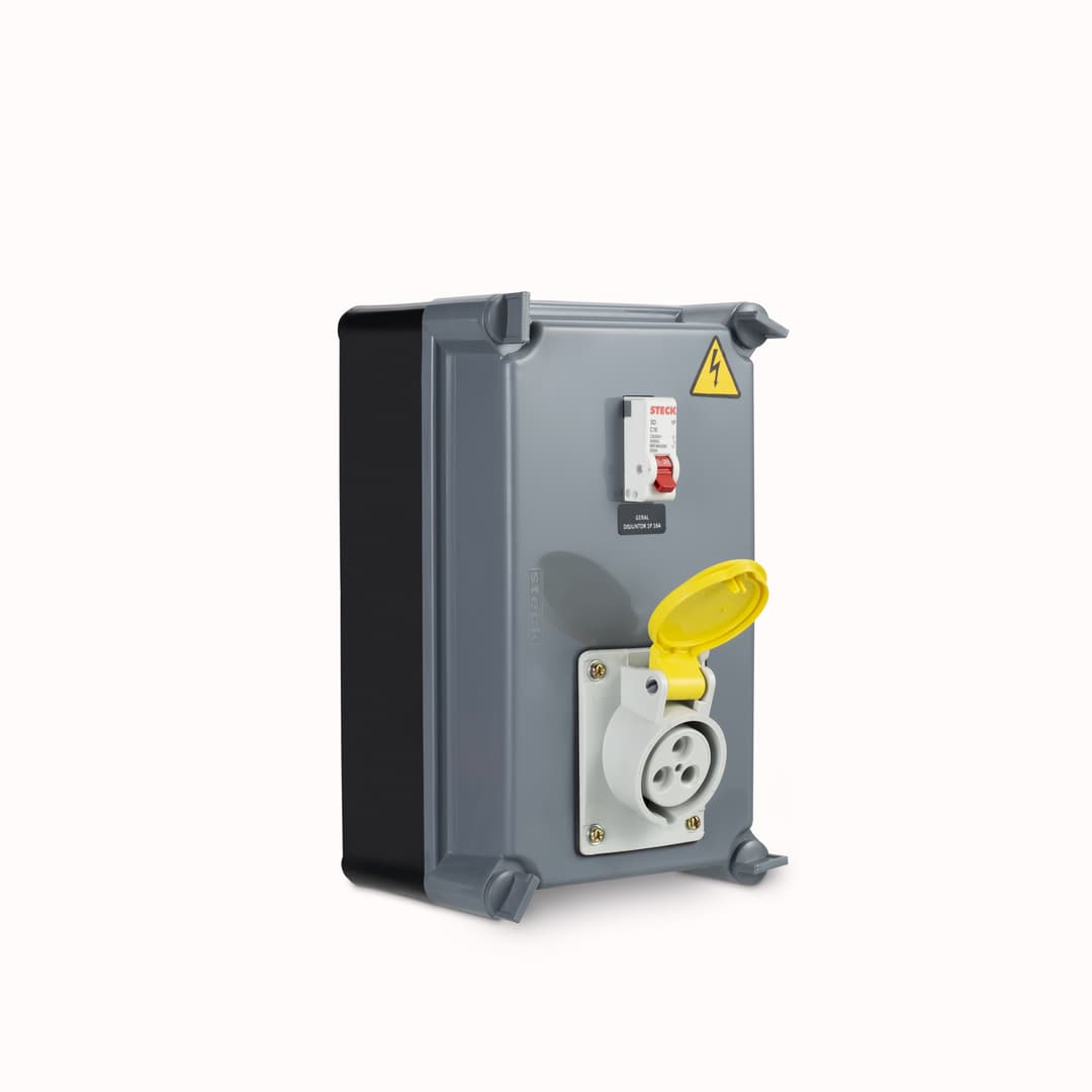 Qd.Tom Ind. 1X16A 1Xn3044 Ip40 Steck S310100