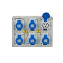 Qd.Tom Ind. 6Xn3046 Ip44 Steck S322101 3