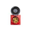 Tom Emb Shock Tite 2P+T 125A 380/440V 9H Vm Ip67 Steck S3649W 3