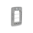 Placa+Suporte 4X2 De 3 Postos Branca, Schneider Electric, S3B57230 0