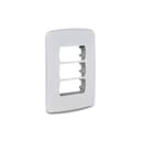 Placa+Suporte 4X2 De 3 Postos Branca, Schneider Electric, S3B57230 1