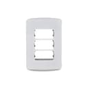 Placa+Suporte 4X2 De 3 Postos Branca, Schneider Electric, S3B57230 4