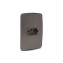 Conjunto Tomada Br 2P+T 10A 250V Com Placa Grafite, Schneider Electric, S3B60341 2