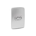 Conjunto Tomada Br 2P+T 10A 250V Com Placa Aluminio, Schneider Electric, S3B60342 2
