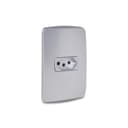 Conjunto Tomada Br 2P+T 20A 250V Com Placa Aluminio, Schneider Electric, S3B60352 5