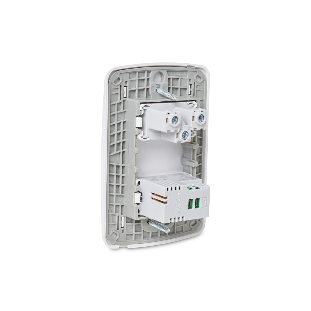 Conjunto Carregadores Usb 1A + Tomada Brasileira 2P+E 10A 250V Branco, Schneider Electric, S3B60510