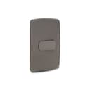 Conjunto Interruptor Simples 10Ax 250V Com Placa Grafite, Schneider Electric, S3B62011 2