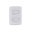 Conjunto 2 Interruptores Simples 10Ax 250V Branco, Schneider Electric, S3B62110 0