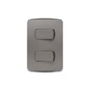 Conjunto 2 Interruptores Simples 10Ax 250V Com Placa Grafite, Schneider Electric, S3B62111 3