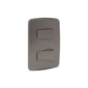 Conjunto 2 Interruptores Simples 10Ax 250V Com Placa Grafite, Schneider Electric, S3B62111 5
