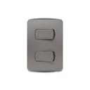 Conjunto 2 Interruptores Simples 10Ax 250V Com Placa Grafite, Schneider Electric, S3B62111 6