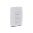 Conjunto 3 Interruptores Simples 10Ax 250V Branco, Schneider Electric, S3B62210 1
