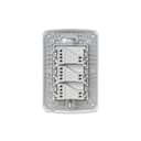 Conjunto 3 Interruptores Simples 10Ax 250V Branco, Schneider Electric, S3B62210 2