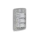 Conjunto 1 Interruptor Simples + 2 Interruptores Paralelos 10Ax 250V Branco, Schneider Electric, S3B62290 0