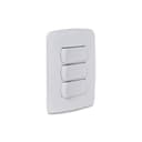 Conjunto 1 Interruptor Simples + 2 Interruptores Paralelos 10Ax 250V Branco, Schneider Electric, S3B62290 1
