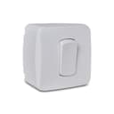 Caixa De Sobrepor Com 1 Interruptor Simples 10Ax 250V Branca, Schneider Electric, S3B66100 1