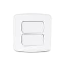 Caixa De Sobrepor Com 2 Interruptores Simples 10Ax 250V Branca, Schneider Electric, S3B66110 8