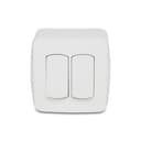 Caixa De Sobrepor Com 2 Interruptores Simples 10Ax 250V Branca, Schneider Electric, S3B66110 7