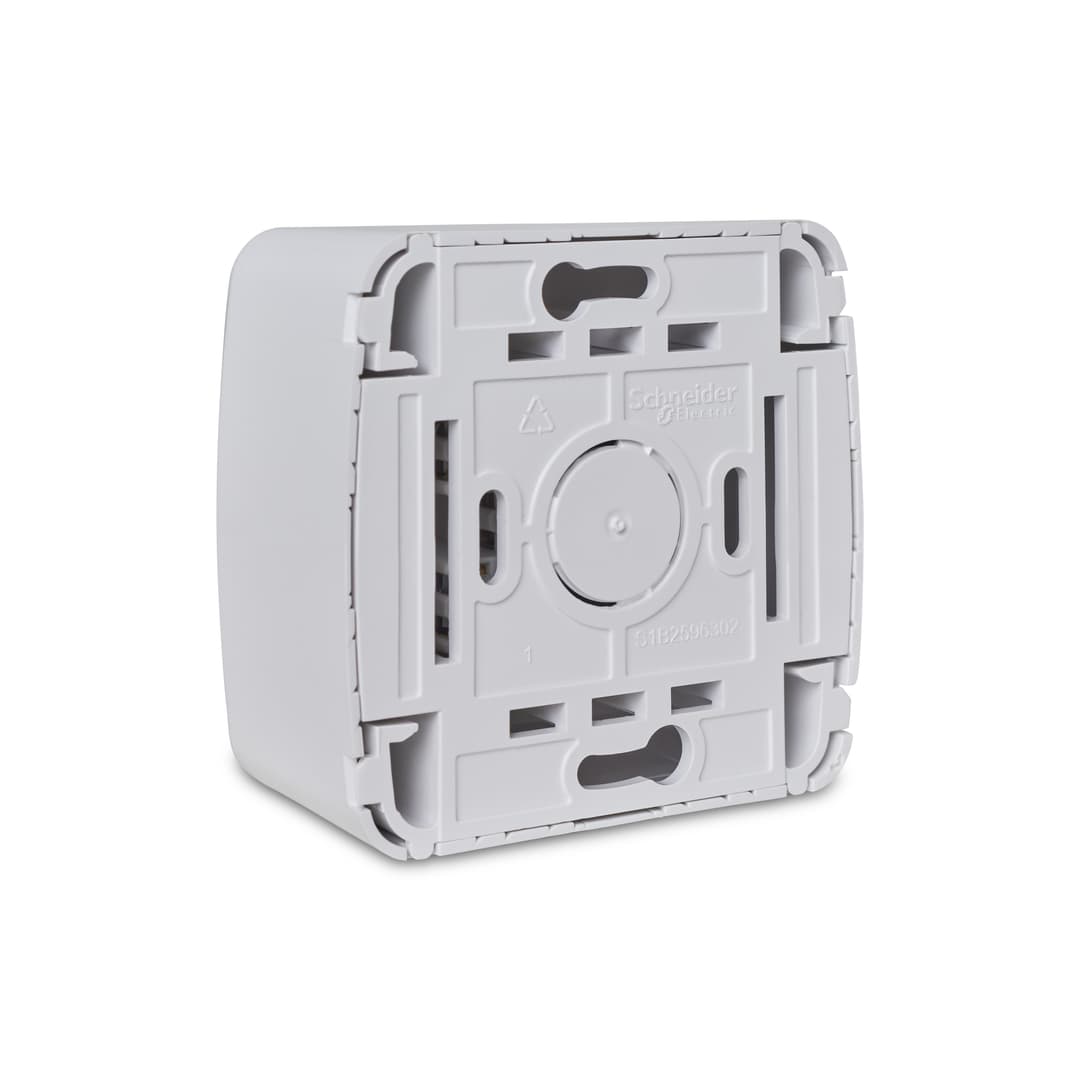Caixa De Sobrepor Com 2 Tomadas Br 2P+T 10A 250V Branca, Schneider Electric, S3B66440