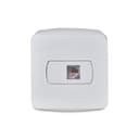 Caixa De Sobrepor Com 1 Rj11 (2 Fios) Branca, Schneider Electric, S3B66900 2