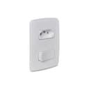 Conjunto 1 Interruptor Paralelo + 1 Tomada Br 2P+T 10A 250V Branco, Schneider Electric, S3B69040 1