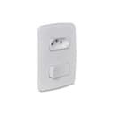 Conjunto 1 Interruptor Paralelo + 1 Tomada Br 2P+T 10A 250V Branco, Schneider Electric, S3B69040 5