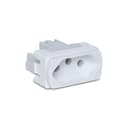 Modulo Tomada Br 2P+T 20A 250V 1M Branco, Schneider Electric, S3B70350 3