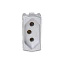 Modulo Tomada Br 2P+T 20A 250V 1M Aluminio, Schneider Electric, S3B70352 3