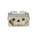 Modulo Tomada Br 2P+T 20A 250V 1M Dourado, Schneider Electric, S3B70353 2