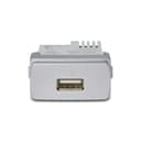 Modulo Tomada Carregador Usb 1A 127/220V Tipo A 1M Aluminio, Schneider Electric, S3B70812 2