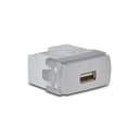 Modulo Tomada Carregador Usb 1A 127/220V Tipo A 1M Aluminio, Schneider Electric, S3B70812 6