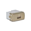 Modulo Tomada Carregador Usb 1A 127/220V Tipo A 1M Dourado, Schneider Electric, S3B70813 3