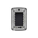 Placa+Suporte 4X2 Cega Preta, Schneider Electric, S3B77104 0